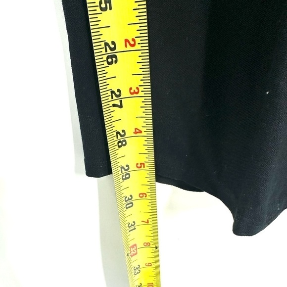 Eileen Fisher System Washable Stretch Crepe Straight Pants Sz S Black Pull On - Picture 9 of 10